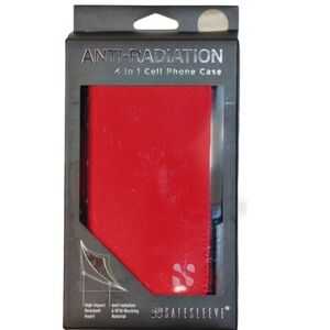 Safe Sleeve Slim New Red Anti-Radiation Cell Phone Case IPhone 13 & 13 Pro